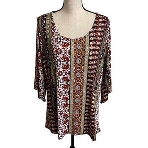 Brittany Black Woman Top 1X Sequin Fairy Boho  Whimsygoth Festival Maximalist